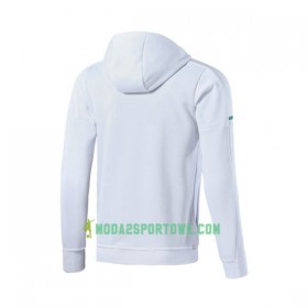 Real Madryt Kurtka Treningowa Kapturem 2017-18 Biały